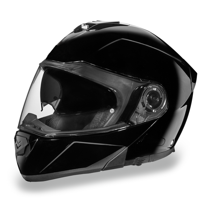Daytona DOT Modular with Inner Shield - HI-Gloss Black