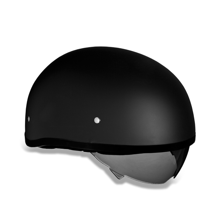 Daytona Skull Cap - Dull Black - Inner Shield