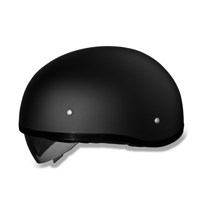 Daytona Skull Cap - Dull Black - Inner Shield