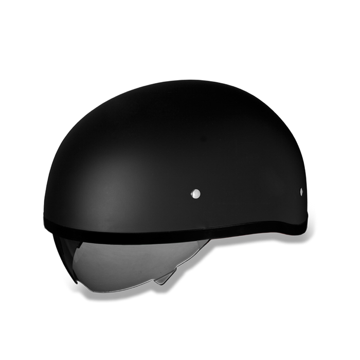 Daytona Skull Cap - Dull Black - Inner Shield