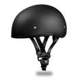 Daytona Skull Cap - Dull Black - No Visor