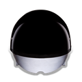 Daytona Skull Cap - Hi Gloass Black - Inner Shield