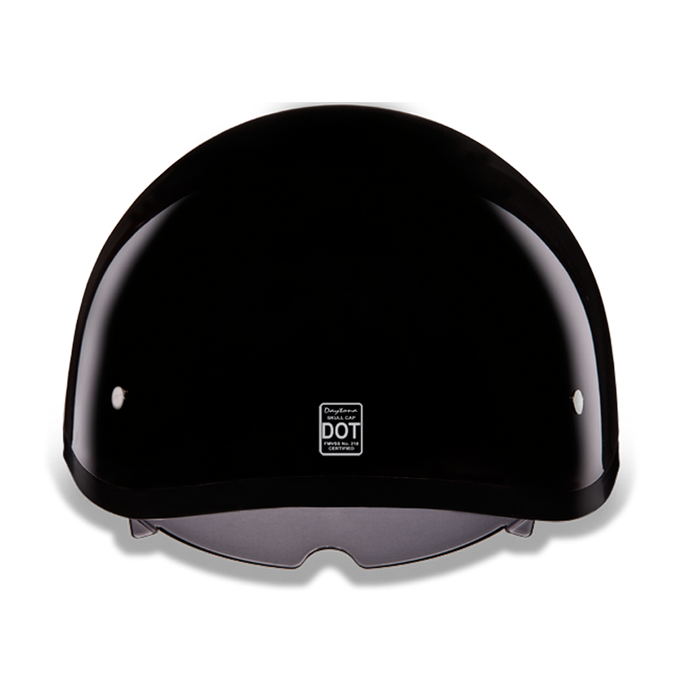 Daytona Skull Cap - Hi Gloass Black - Inner Shield