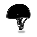 Daytona Skull Cap - Hi-Gloss Black - With No Visor