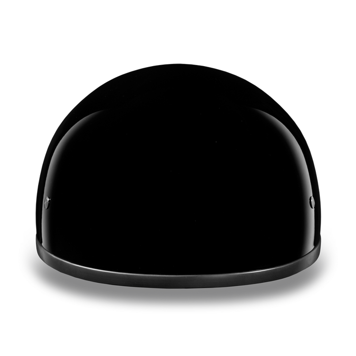 Daytona Skull Cap - Hi-Gloss Black - With No Visor