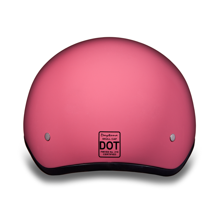 Daytona Skull Cap - Hi-Gloss Pink - No Visor