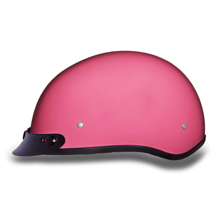 Daytona Skull Cap - Hi-Gloss Pink - With Visor