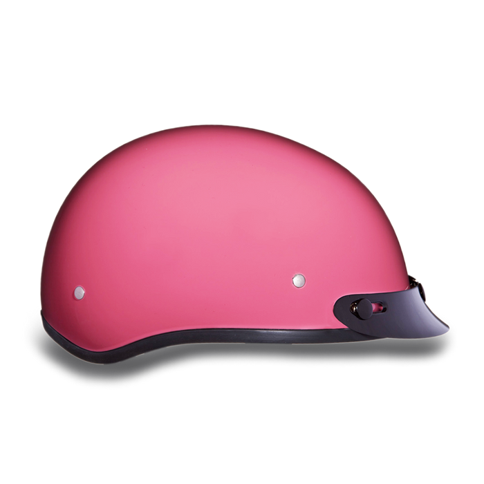 Daytona Skull Cap - Hi-Gloss Pink - With Visor