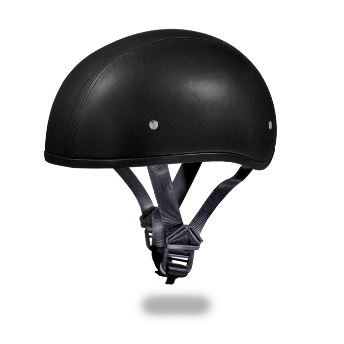 Daytona Skull Cap - Leather - No Visor