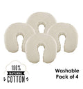 DELUXE 100% BRUSHED COTTON FACE REST COVERS (4)