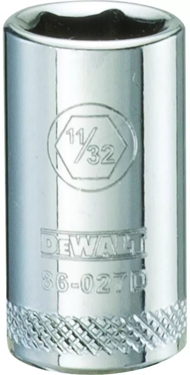 Dewalt 1/4" Drive Standard Length Sockets (6 Point) 11/32-In.