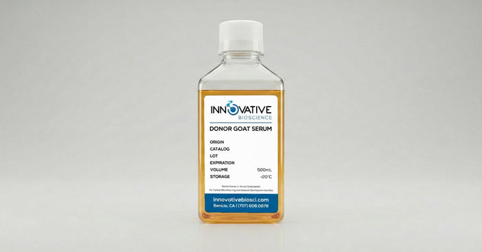 Donor Goat Serum 500mL by Innovative Bioscience