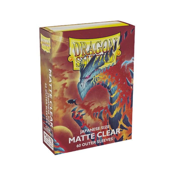 Dragon Shield: Perfect Fit Japanese Size Outer Sleeves 60pk - Clear