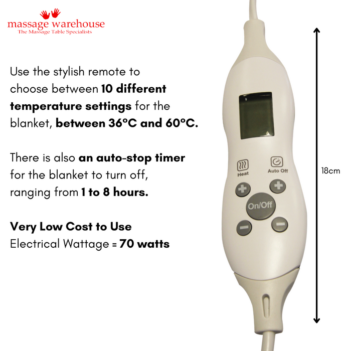 DURABLE MASSAGE TABLE WARMER BLANKET