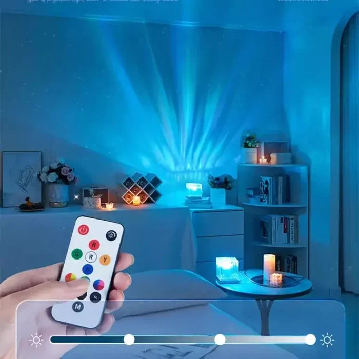 Dynamic Aurora Northern Lights Water Ripple Projector Night Light