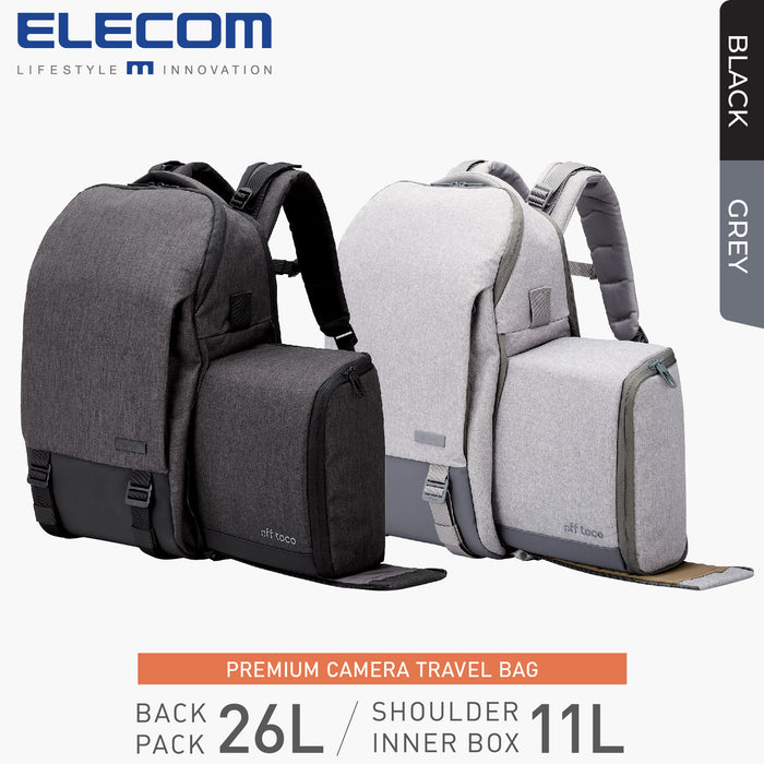 ELECOM Premium Large Camera Backpack/ Waterproof/ Rain Cover/ Inner Case BM-OFC01 Series