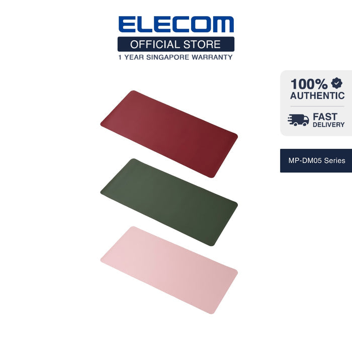ELECOM Soft Leather Desk Mat Double Sided /MP-DM05 Series /Wipeable with Water