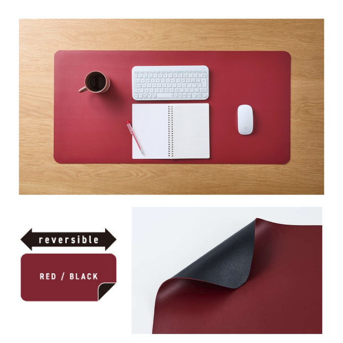 ELECOM Soft Leather Desk Mat Double Sided /MP-DM05 Series /Wipeable with Water