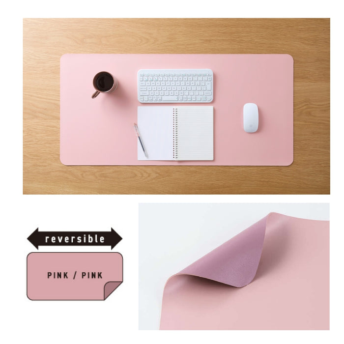 ELECOM Soft Leather Desk Mat Double Sided /MP-DM05 Series /Wipeable with Water