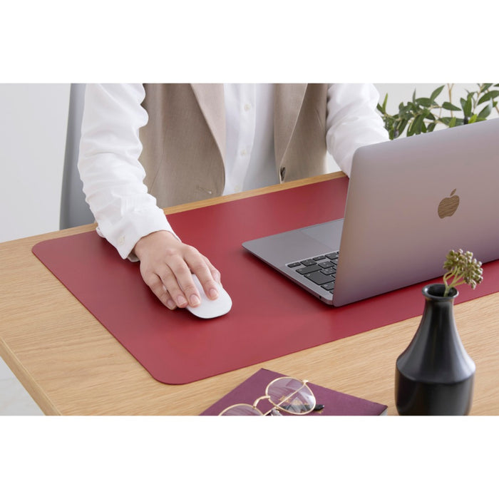 ELECOM Soft Leather Desk Mat Double Sided /MP-DM05 Series /Wipeable with Water