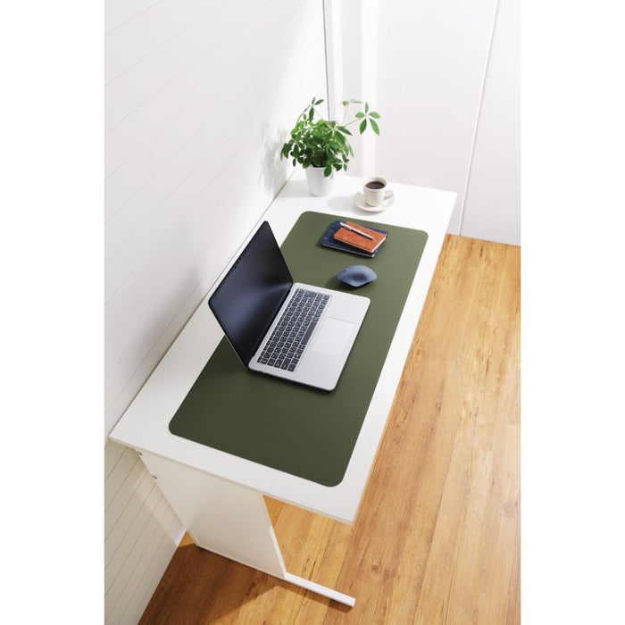 ELECOM Soft Leather Desk Mat Double Sided /MP-DM05 Series /Wipeable with Water