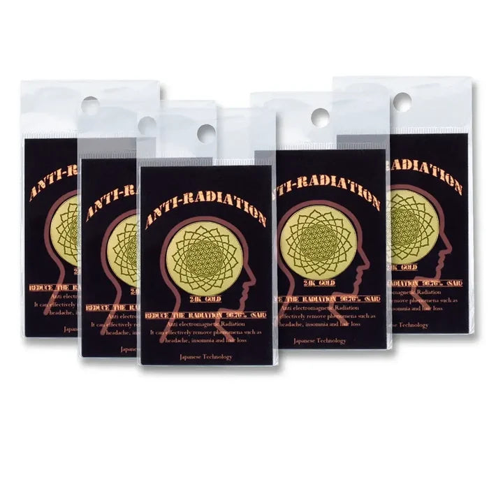 EMF Radiation Stickers High Negative Ions 3000cc for Health - Anti-radiation protection with mixed materials