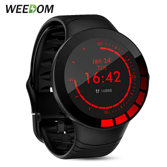 Full Touch Smart Watch Men Black Sport IP68 Waterproof Bracelet Heart Rate Monitor Sleep Monitoring Smartwatch For IOS Android