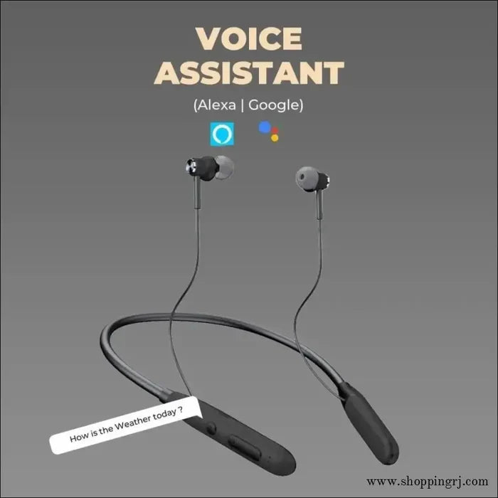 Gizmore Mn225 Wireless Bluetooth 5.0 in Ear Neckband| 20 Hours Playtime - Neckband