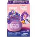 Purple slime kit box featuring a girl with a purple ponytail and a jar of sparkly slime with music note charms.