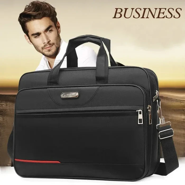 High-capacity Briefcase Business Document Information Storage Bags