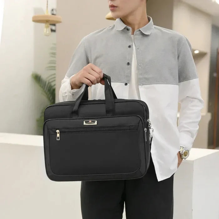 High-capacity Briefcase Business Document Information Storage Bags
