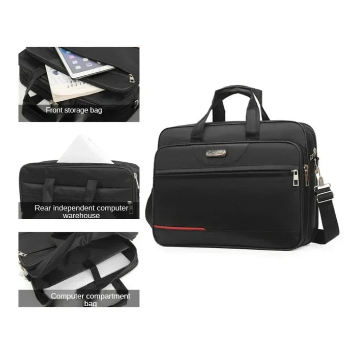 High-capacity Briefcase Business Document Information Storage Bags