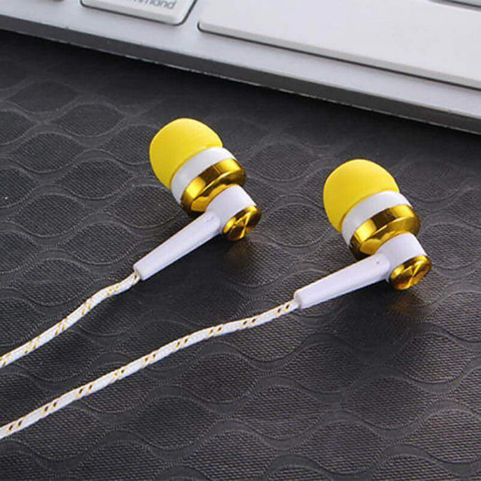 High Quality Wired Earphone Brand New Stereo In-Ear 3.5mm Nylon Weave Cable Earphone Headset With Mic For Laptop Smartphone #20 at $18.99 only from Harper29