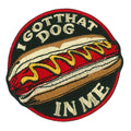 Hot Leathers Dog In Me Patch 2.8 X 2.75 Embroidered Patch PPW1272