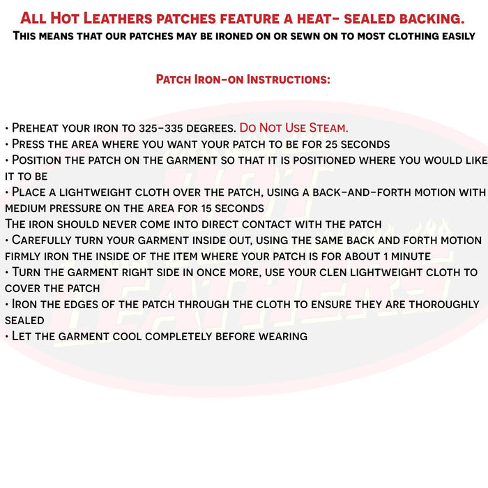 Hot Leathers Dog In Me Patch 2.8 X 2.75 Embroidered Patch PPW1272