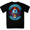 Hot Leathers GMD1518 Men's Black Killer Clowns Double Sided T-Shirt