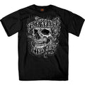 Hot Leathers GMS1546 Men's Black F*** Around Find Out Skull T-Shirt