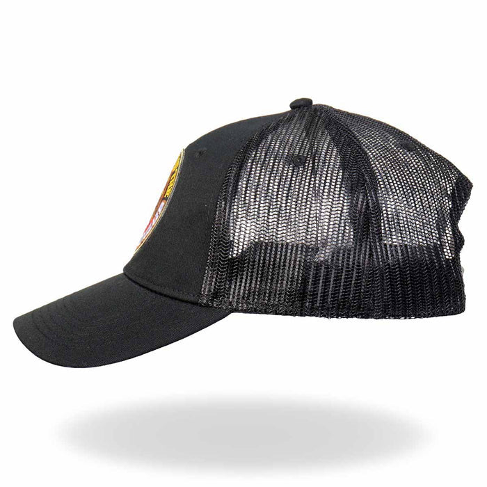 Hot Leathers GSH2008 Piss and Moan Club Black Snapback Hat