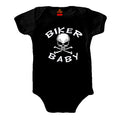 Hot Leathers GYS1015 Kids Biker Baby Skull Black Onesie