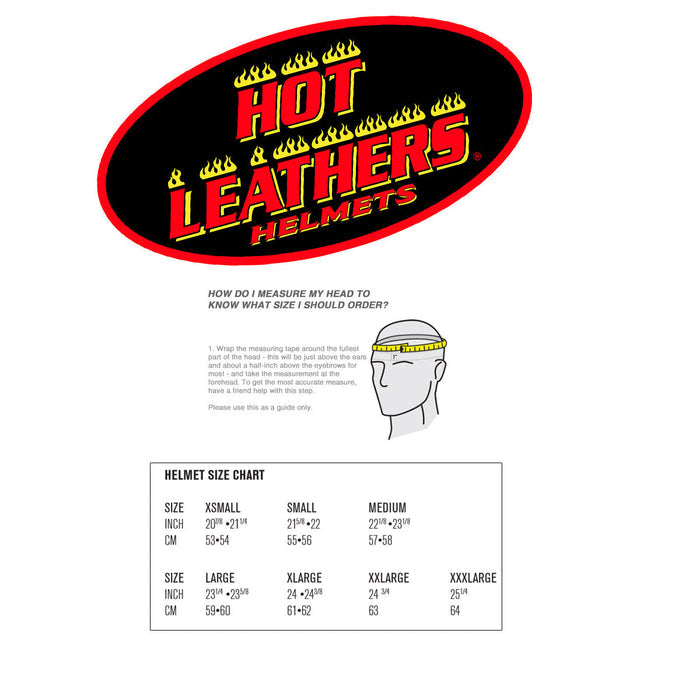 Hot Leathers HLT70 Stealth Glossy Black Motorcycle DOT Skull Cap Classic Half Helmet