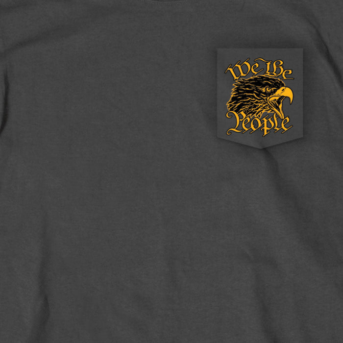 Hot Leathers Men's We The People T-Shirt with Pocket GMP1510