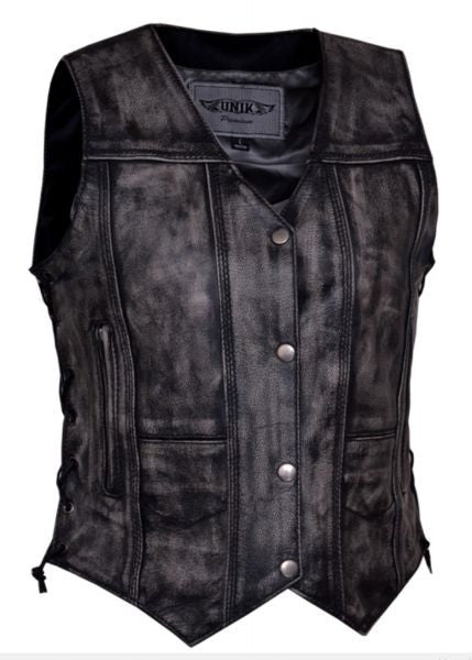 Ladies 10 Pocket AMARILLO Grey Vest