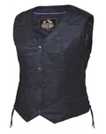 Ladies PREMIUM Tradtional Vest - Side Laces