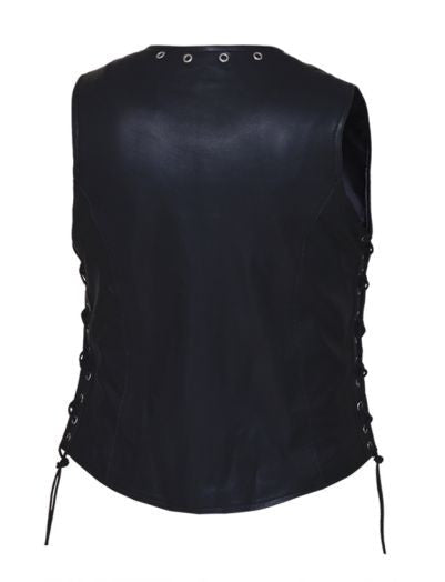 Ladies PREMIUM Zippered Eyelet Vest