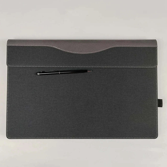 Laptop Sleeve by Nauxlu for Lenovo ThinkPad E15 Gen 3, 15.6 inch, no zipper closure, dark fabric with pen slot, protective case.