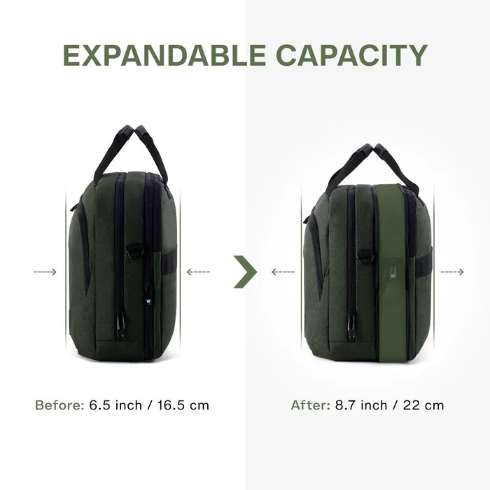 Large Expandable 17.3 inch Laptop Bag