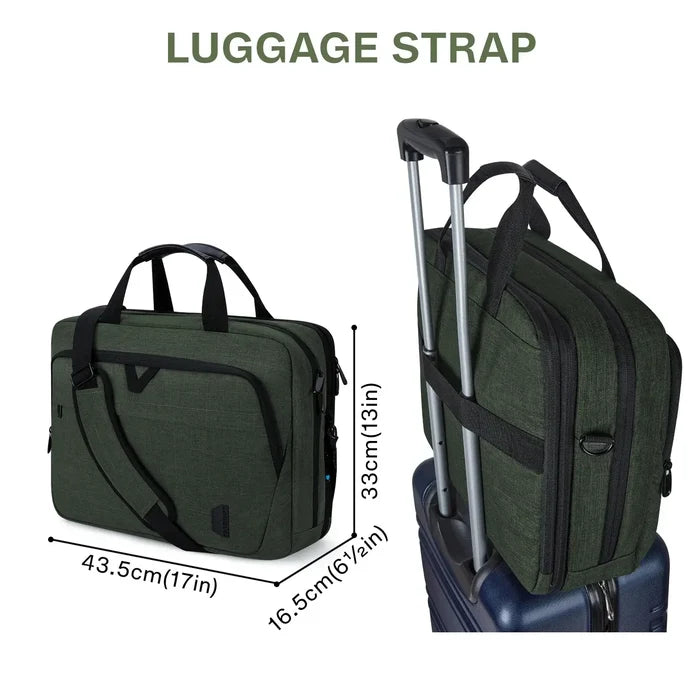 Large Expandable 17.3 inch Laptop Bag