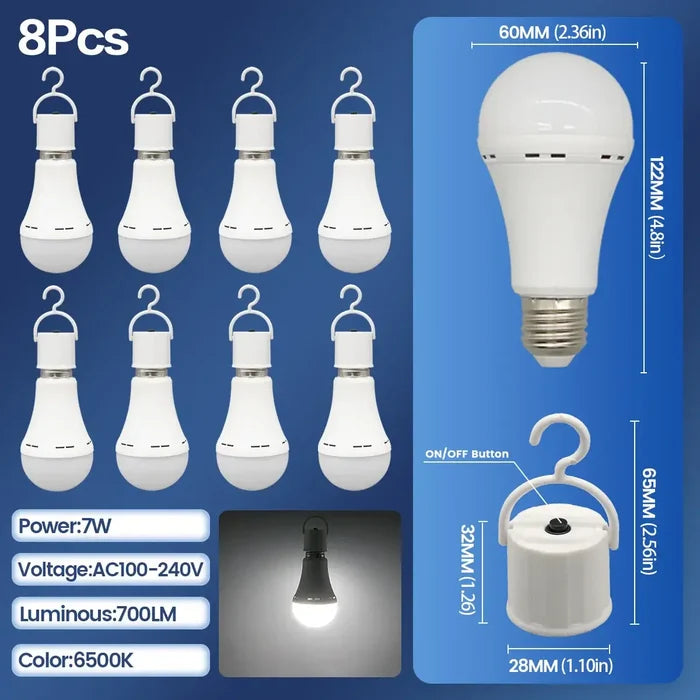 8pcs / 7W / AC100-240V
