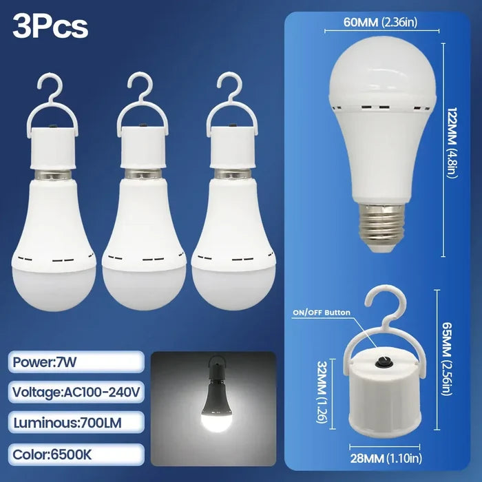 3pcs / 7W / AC100-240V
