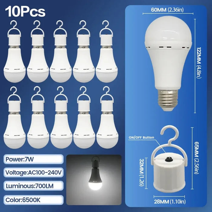 10pcs / 7W / AC100-240V